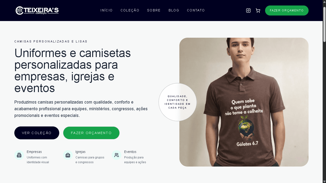 Versão desktop do projeto CM Teixeiras