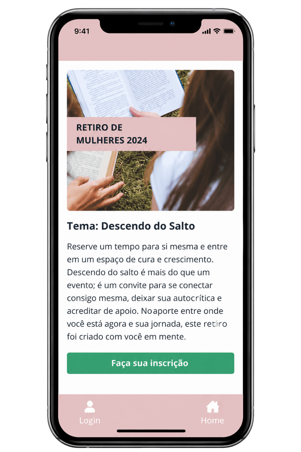 Mockup do projeto Resgatando Anas